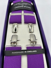 Purple Elastic Braces 35mm 4 clip (#1087)