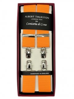 Orange Elastic Braces 35mm 4 clip (#879)