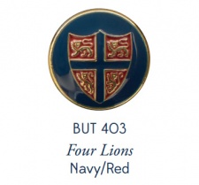 Four Lions (Navy/Red) #403