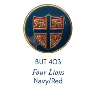 Four Lions (Navy/Red) #403