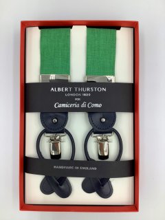 Albert Thurston  Navy Elastic Nylon 35 mm Braces – Baltzar