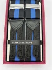 Rigimental Striped Braces with Braid Ends (#1076)